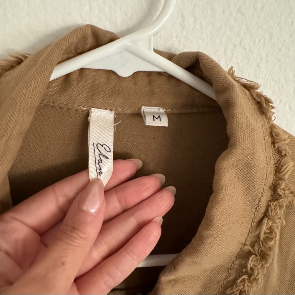 Coachella Vibes // Elan Tan Rock & Roll Shirt Jacket - Picture 3 of 6